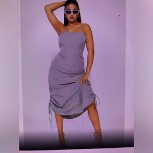 Fashion Nova NWT windbreaker dress